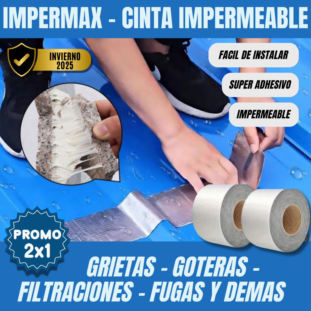 ImperMax™ - 2x1 Protege tu casa de las goteras este invierno.